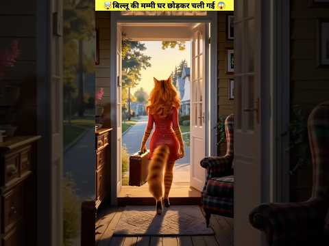 बिल्लू की मम्मी घर छोड़कर चली गई 😱#shorts #ytshorts #cat