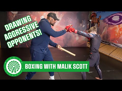 Boxing Footwork for Fighters - Drawing Aggressive Opponents with Malik Scott