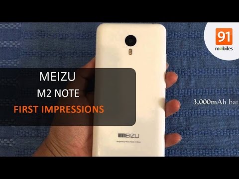 (ENGLISH) Meizu M2 Note: First Look - Hands on - Price