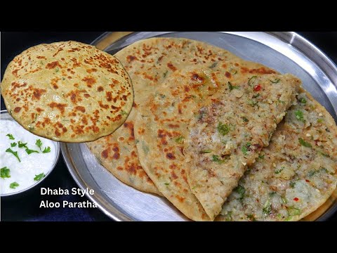 Punjabi Dhaba Style Aloo Paratha without breaking | Aloo ka Paratha recipe with tips & tricks