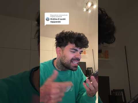 Quando ordini del sushi ma sei un rapper