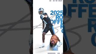 Carolina Panthers wr Tetairoa McMillan : NFL Rookie of the year #panthers #nfl #rookieoftheyear