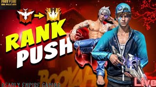 Free Fire Max / India 🔴Live Rank push with DE guild mates | Free Fire India | Deadly Empire Gaming