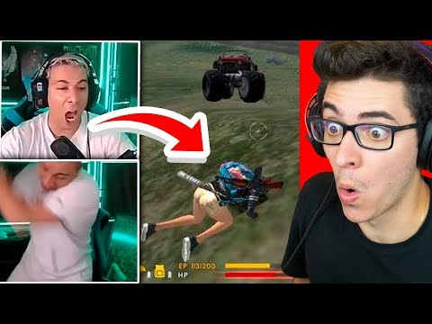 OS MAIORES RAGES DE YOUTUBERS DE FREE FIRE! QUEBROU TUDO!