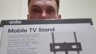 Anko Mobile TV Stand Unboxing & Review