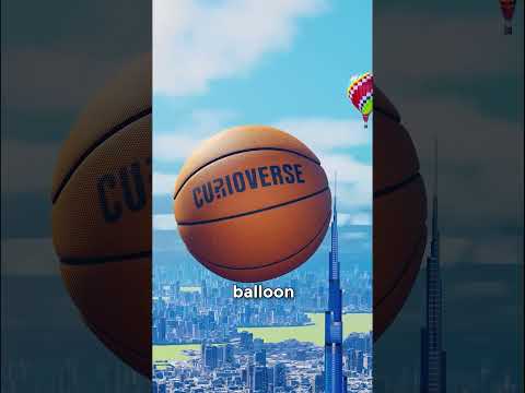 Could A Basketball Bounce Back Up Burj Khalifa? ๐ค