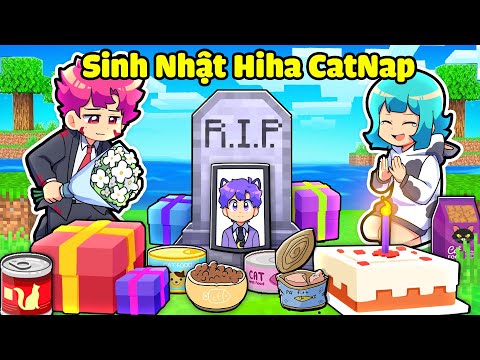 YUMMIE TỔ CHỨC SINH NHẬT 19 THÁNG 2 CHO HIHA CATNAP TRONG MINECRAFT*SINH NHẬT HIHA CATNAP 😭