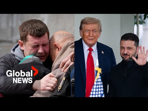 YouTube video thumbnail: Ukrainians Skeptical About Russia Peace Deal After Trump-Zelenskyy Meeting