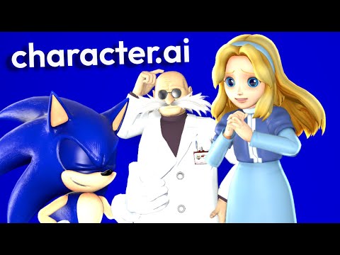 SONIC GOES ON CHARACTER AI! EPISODE 4 MEETING MARIA AND GERALD!