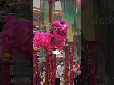Barongsai Melompat Tanpa Tiang😨