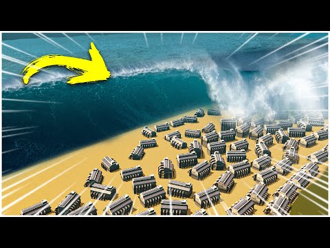 É POSSÍVEL DRENAR UMA ONDA GIGANTE DE 1100 METROS (TSUNAMI) em Cities Skylines?