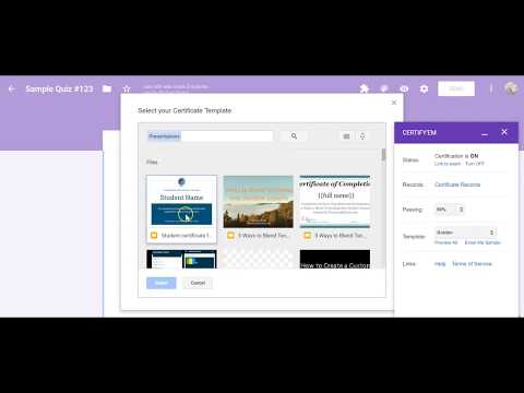 How to Send Certificates via Google Forms