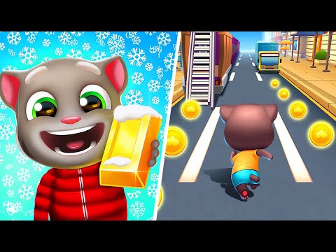 Talking Tom Gold Run VS Cat Runner Decorate Home - Tom Gold Run New Update, Talking Tom Gameplay