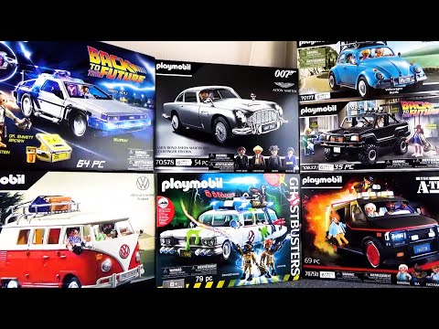 大人が喜ぶPlaymobil（プレイモービル）の車7選♪デロリアン、アストンマーティン、フォルクスワーゲンなど