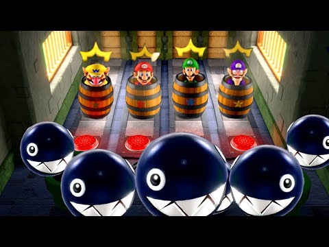 Mario Party Switch - The Top Lucky Minigames - Mario vs Strong Boys