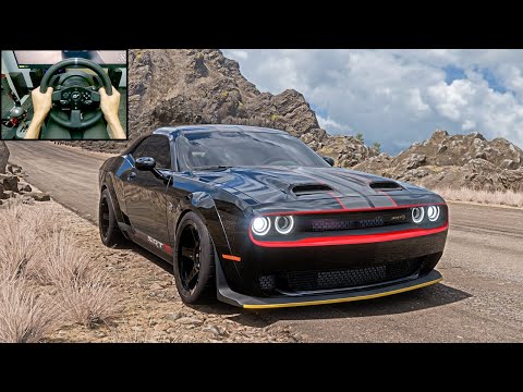 1000HP Dodge Challenger SRT Super Stock - Forza Horizon 5 | Thrustmaster T300RS gameplay