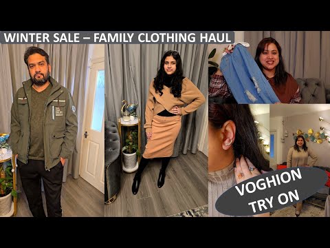 New Clothing Items For Family - Winter Sale Collection | Voghion TRY ON HAUL