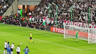 Kacper Tobiasz broni rzut karny - Legia Warszawa - Chelsea F.C. - 0:3 10.04.2025r.