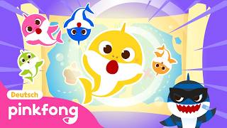 [NEU] Wo ist die Hai-familie hin?ㅣVersteckspiel auf der ZauberkarteㅣPinkfong, Baby Hai! Kinderlieder