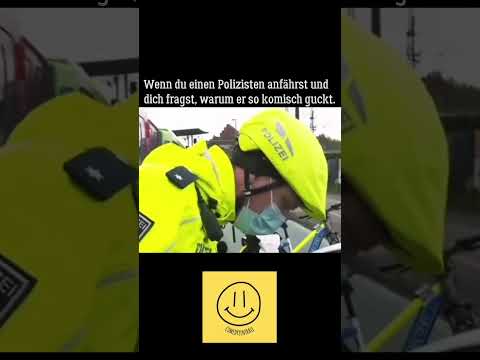 Klassischer Verkehrsalltag im Altersmodus:Polizist will kontrollieren – Rentner fährt weiter.