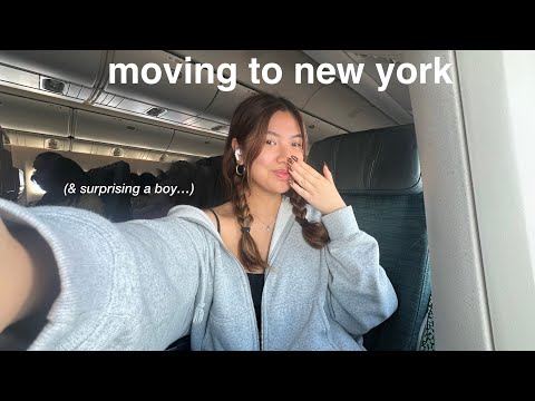 moving back to new york...(and surprising a boy 😳)