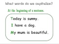 Capitalization Rules for Young Learners