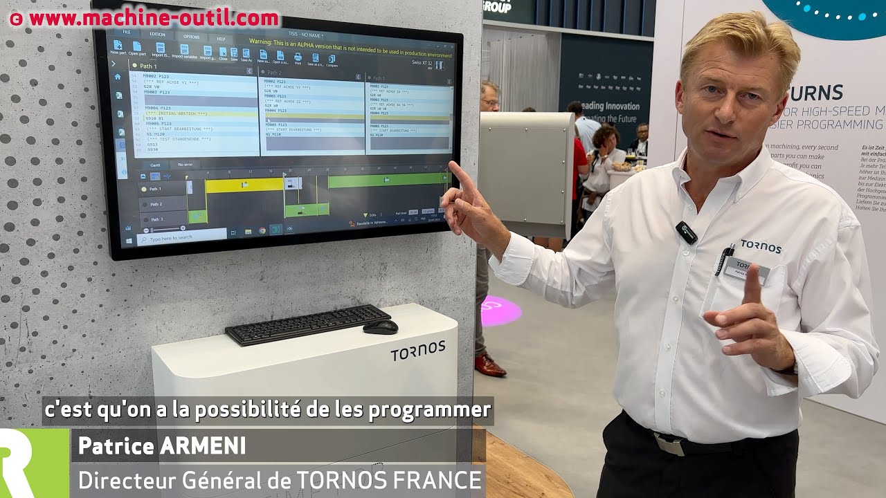 Programmation des machines Tornos jusqu'à 4 canaux