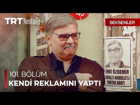 Muhtarlık seçimi telaşı - Seksenler Özel Sahneler @NostaljiTRT