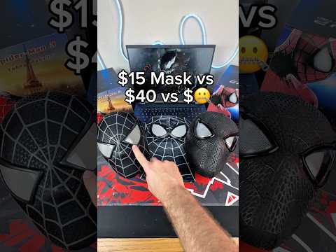 Which Venom mask would you choose? 👀🕷️🕸️ #venom #spiderman #milesmorales #spiderverse #venom2