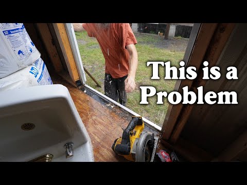 This Needs to Be Addressed, Sub-floor repair in the Mini-Mobile