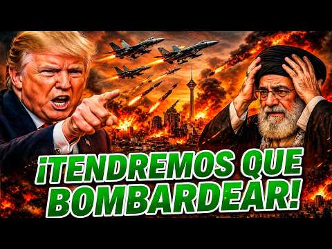 ¡TRUMP ADVIERTE!: “IRÁN NO NOS CHANTAJEARÁN…TENDREMOS QUE BOMBARDEAR”