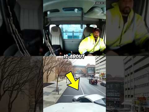 Truck Driver Drags Car