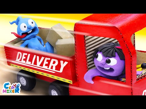 TINY Livrer des colis film en stop motion