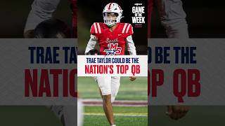 Trae Taylor is making his case as the nation's top high school QB 🏈 #shorts