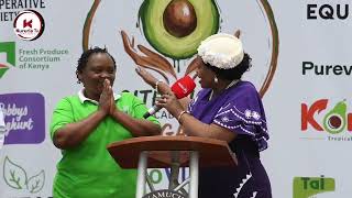 Hon. Gathoni Wamuchomba HSC, MP  Kwihita gutetera murimi wa ovacado