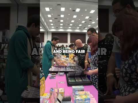 This is what happens when you scalp too hard #vendorpov #cardshow #pokemoncards #scalper