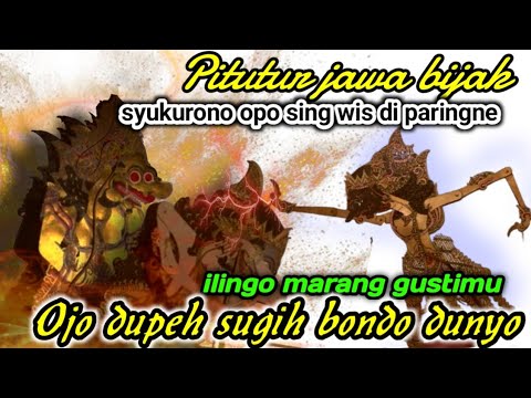 wayang kulit‼️full full pitutur jawa luhur narimo ing pesthi kodrate Illahi (ki seno mugroho)