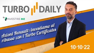 Azioni Renault: investiamo al ribasso con i Turbo Certificates