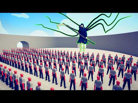 100 MEN vs ALL BOSSES | TABS - Totally Accurate Battle Simulator