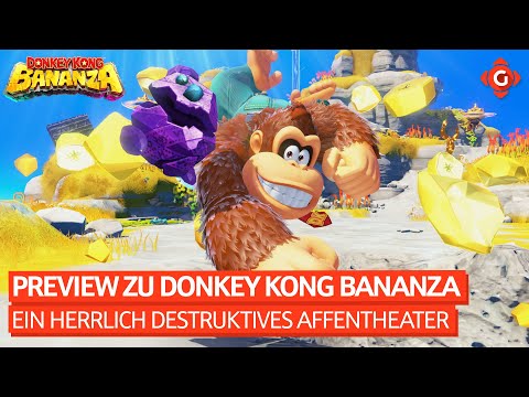 Ein herrlich destruktives Affentheater - Preview zu Donkey Kong Bananza