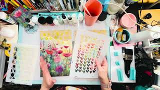 Art journal page created by Cassandra for The Paper & Ink Boutique 