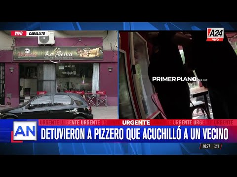 🚨 CABALLITO: DETUVIERON A PIZZERO QUE ACUCHILLÓ A VECINO