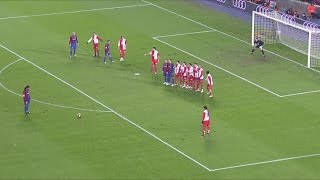 Goal Free Kick #Ronaldinho vs  Atlético de Madrid 2006 - 2007 - HD 720p - Roni Tv