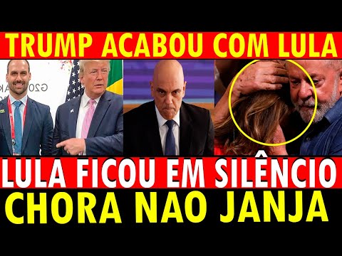 BOMBA! LULA E JANJA SEM SAÍDA!! TRUMP ACABOU COM ELE! REVELOU TUDO!