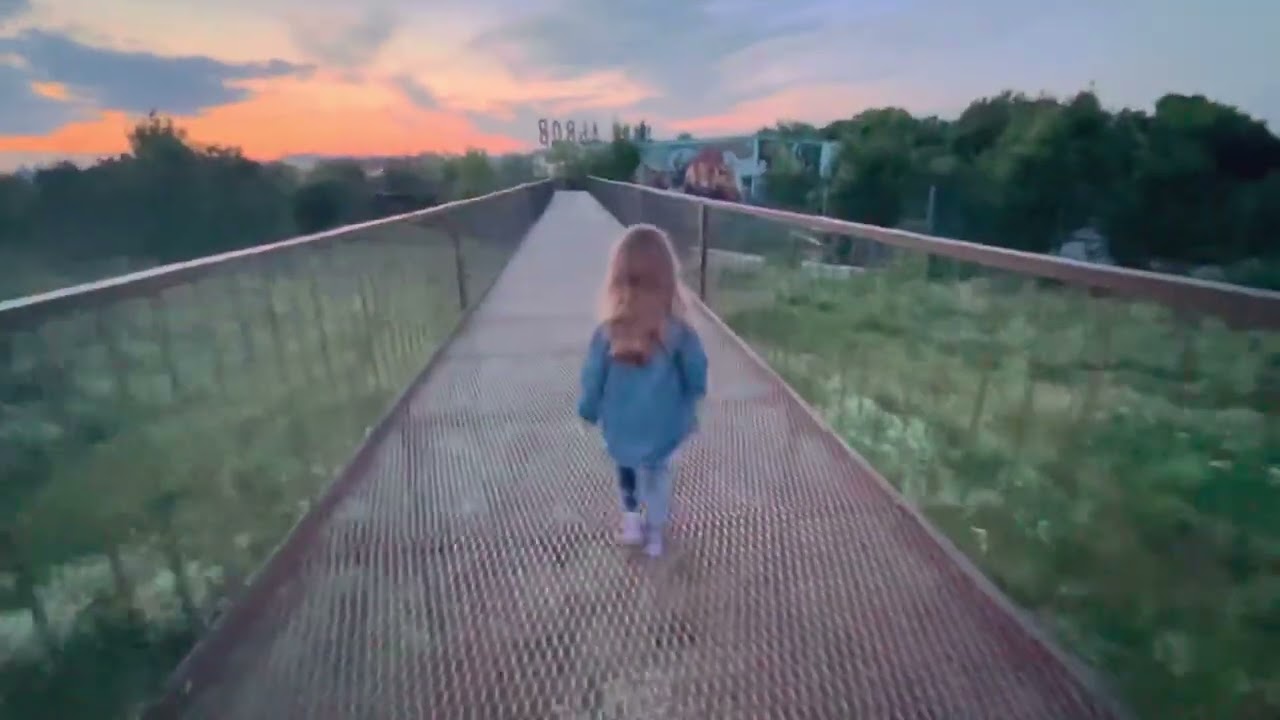Ангелина и Люся идут ИСКАТЬ ЛЬВОВ во время красивого заката!