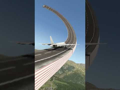The modified 777 takes off like this. Do you dare to ride it? Simulation #aviation #takeoff #777
