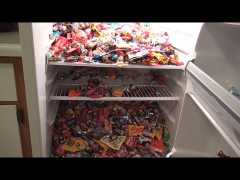 NEW NEW NEW!!!a lot of candy , refrigerator full of sweets  part 2