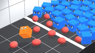 1v10 AI Dodgeball (deep reinforcement learning)
