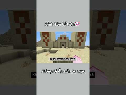 Sinh Tồn Bất Ổn 🤡 ( Tập 1214 ) : Phòng Bí Ẩn Đền Sa Mạc #shorts #minecraft