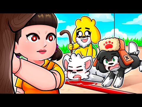Jugamos al JUEGO DEL CALAMAR en MINECRAFT 😱🦑 Especial HALLOWEEN 🎃 parte 1